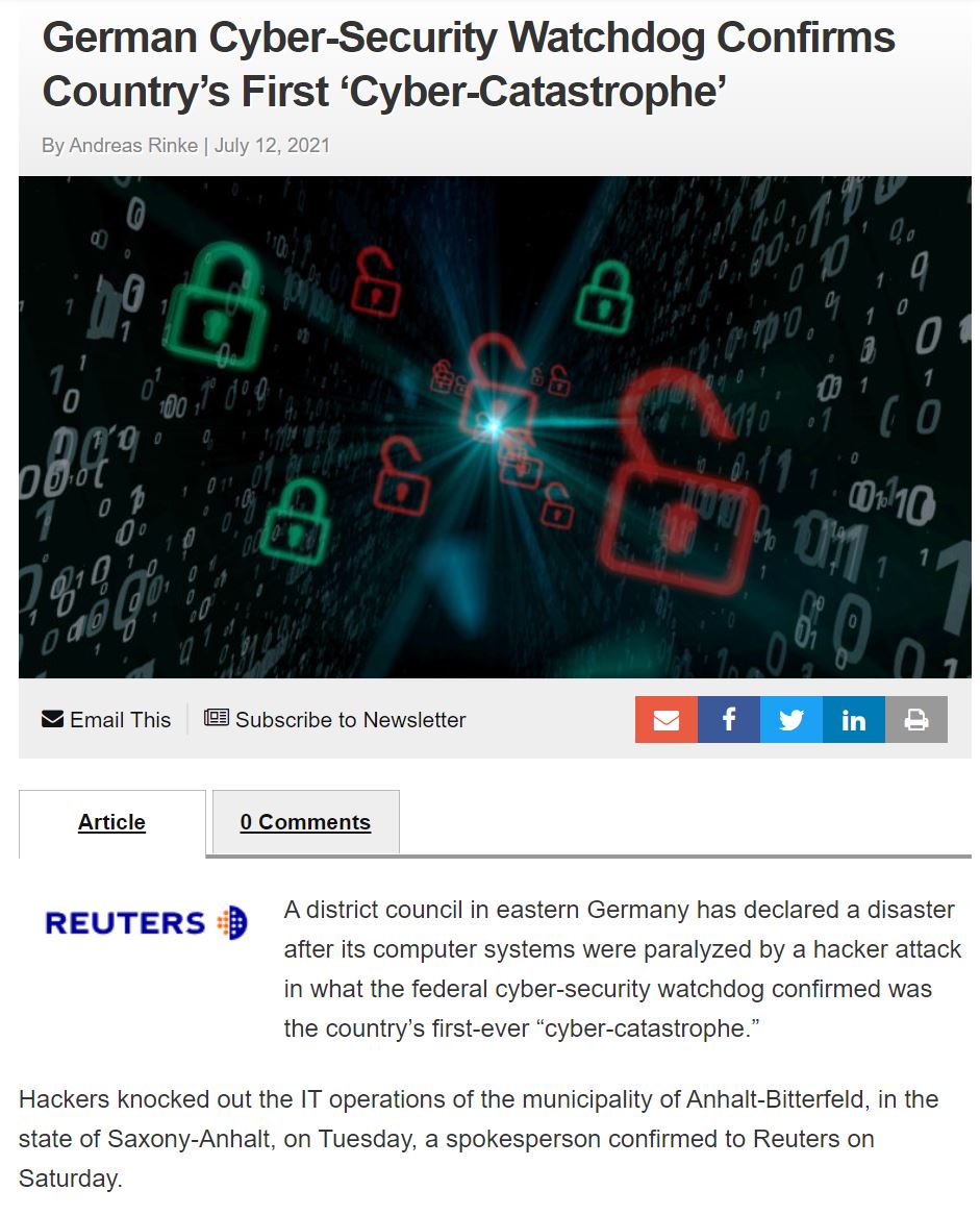 Germany Cyber Hoax